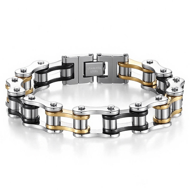 Stainless Steel Bike Chain Bracelet