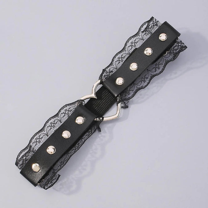 Heart Lace Thigh Garter Club Daily Accessory