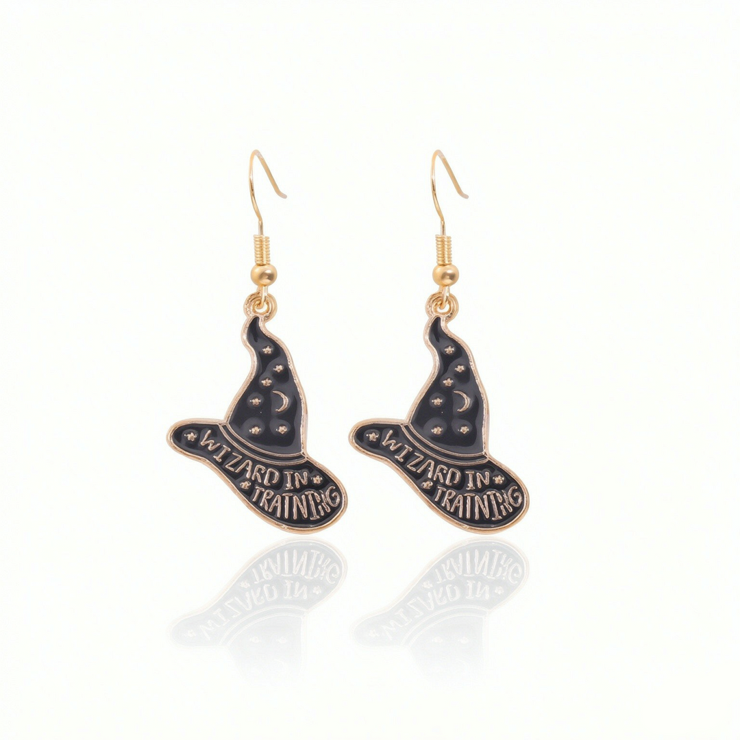 Spooky Halloween Cartoon Drop Earrings