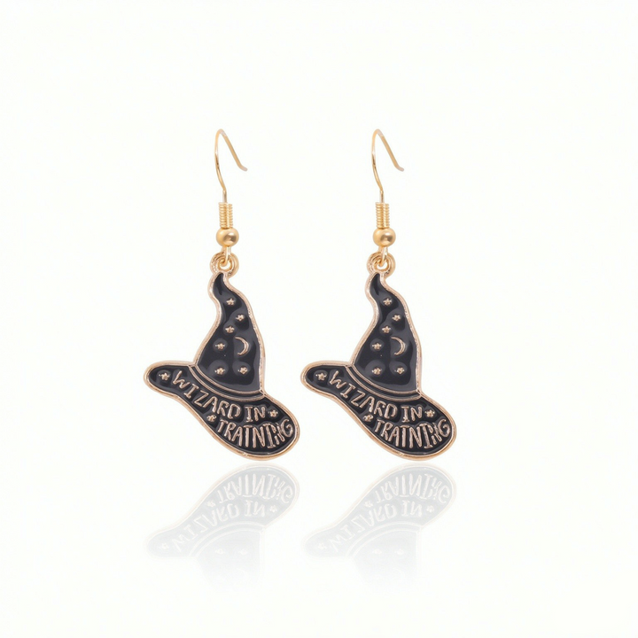 Spooky Halloween Cartoon Drop Earrings
