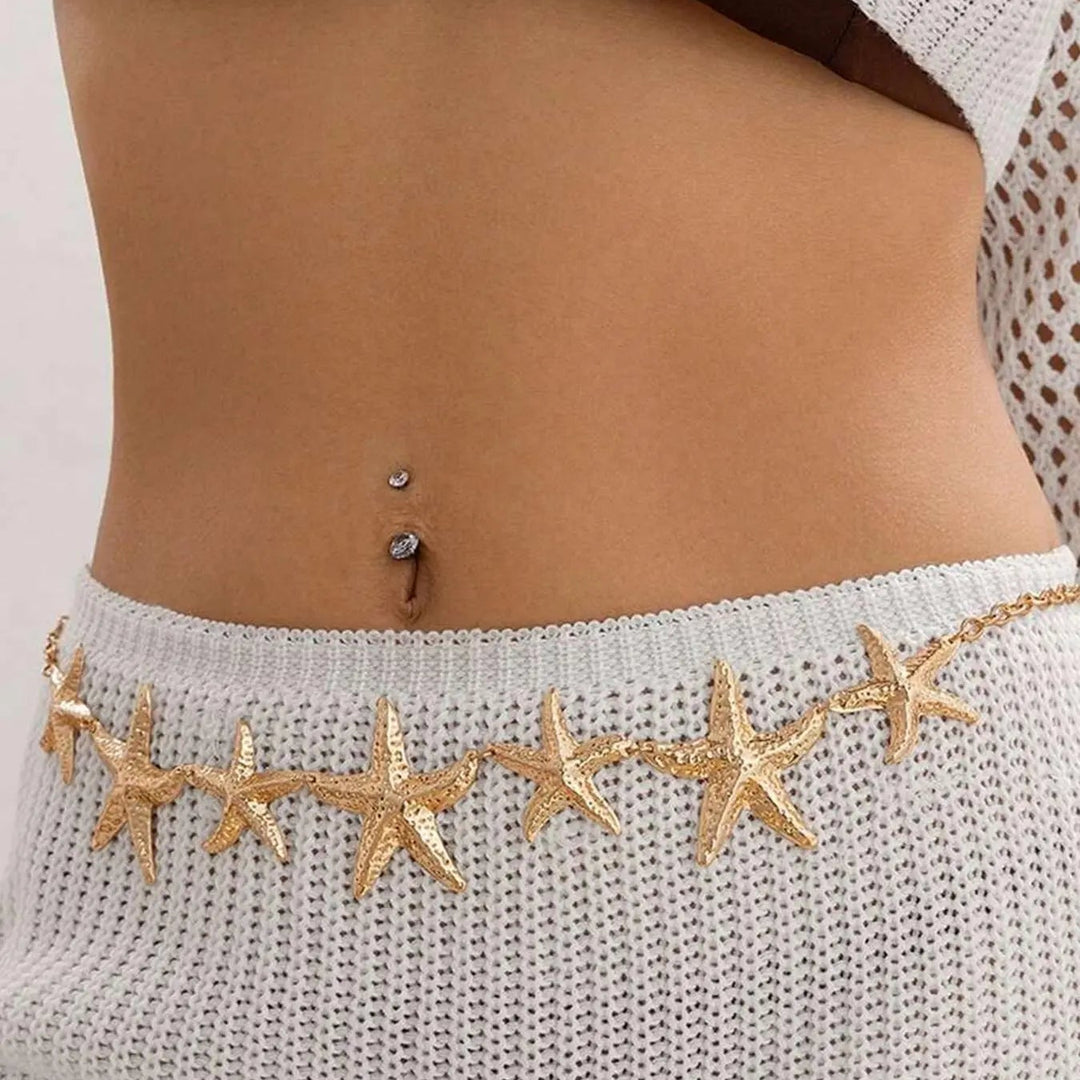 Starfish Waist Chain Beach Daily Body Jewelry
