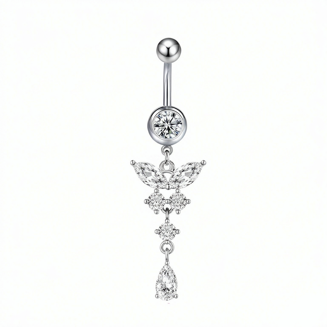 Butterfly Dangle Belly Ring