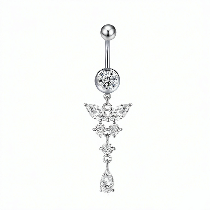 Butterfly Dangle Belly Ring