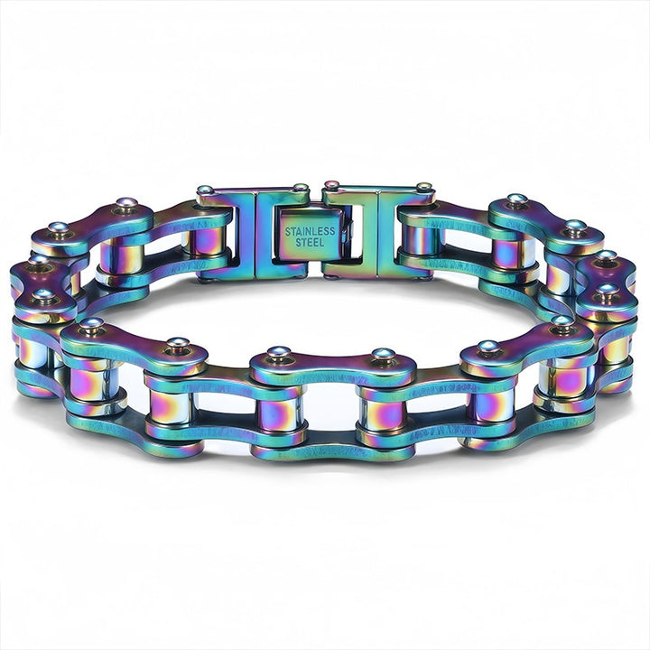 Stainless Steel Bike Chain Bracelet