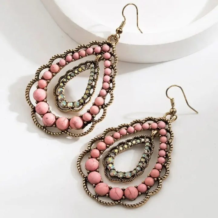 Boho Teardrop Earrings Vacation Style