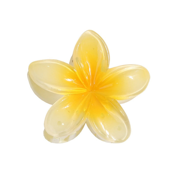 Plumeria Flower Hair Clip Beach Style
