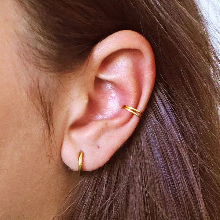 Double Hoop Piercing Ring Daily Body Wear