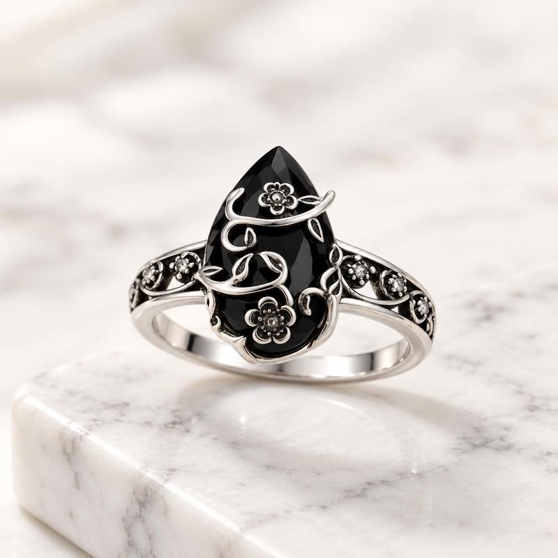 Floral Vine Statement Ring for Everyday