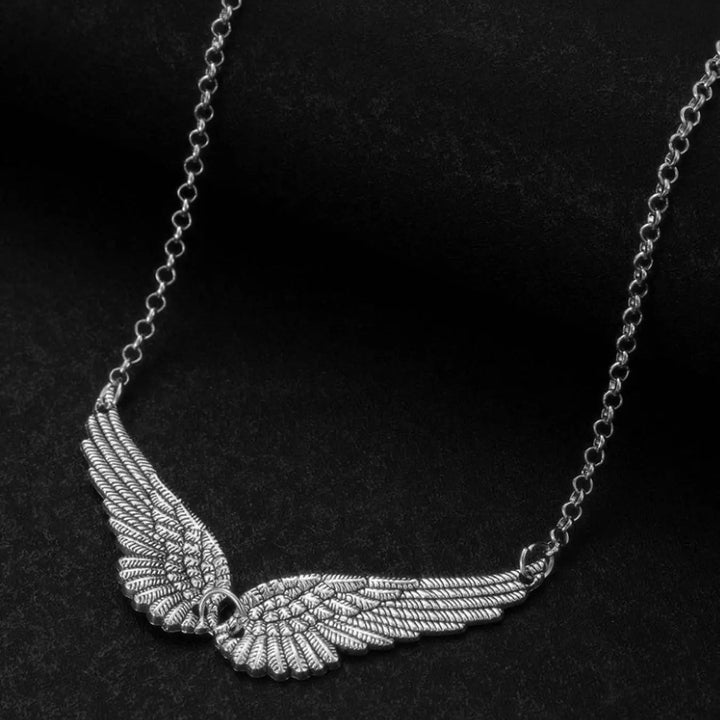 Angel Wing Necklace Everyday Style