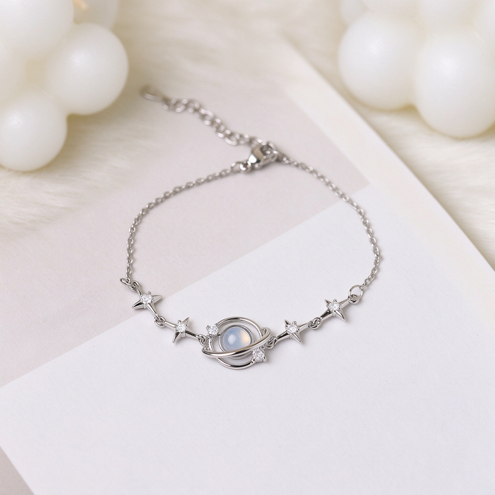 Celestial Planet Star Charm Bracelet