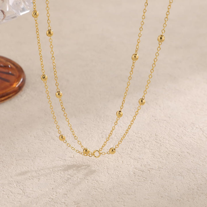 Double Bead Waist Chain Beach Body Accessory