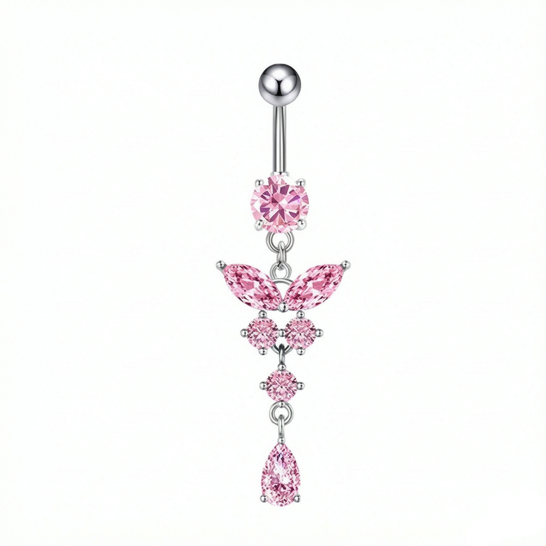 Butterfly Dangle Belly Ring