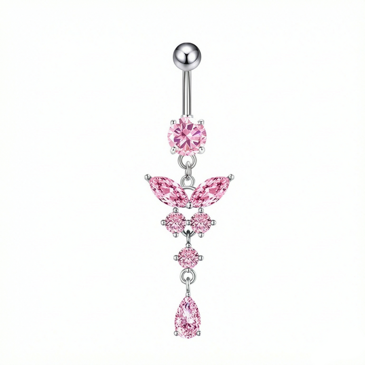 Butterfly Dangle Belly Ring