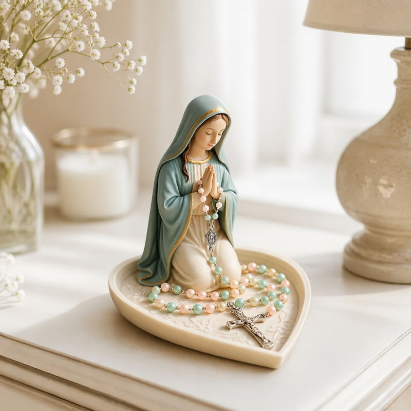 Virgin Mary Jewelry Stand