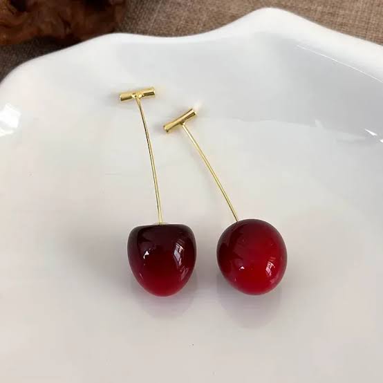 Cherry Drop Earrings
