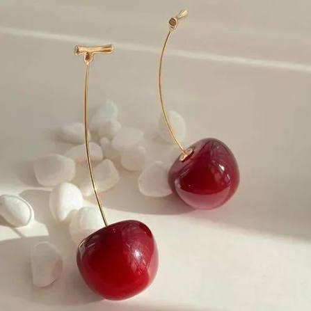 Cherry Drop Earrings