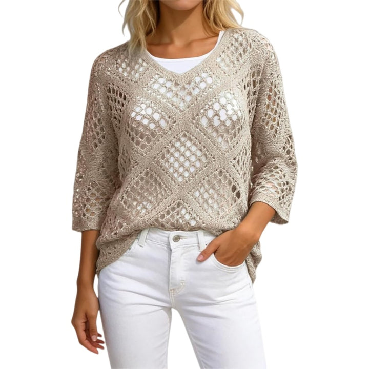 Boho Crochet Hollow Out Beach Top