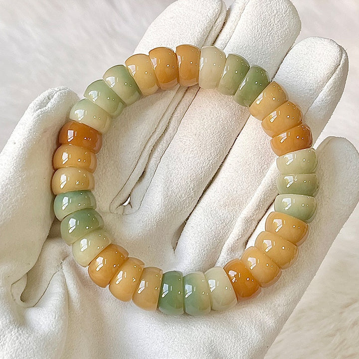 Natural Stone Bead Bracelet Calming Style