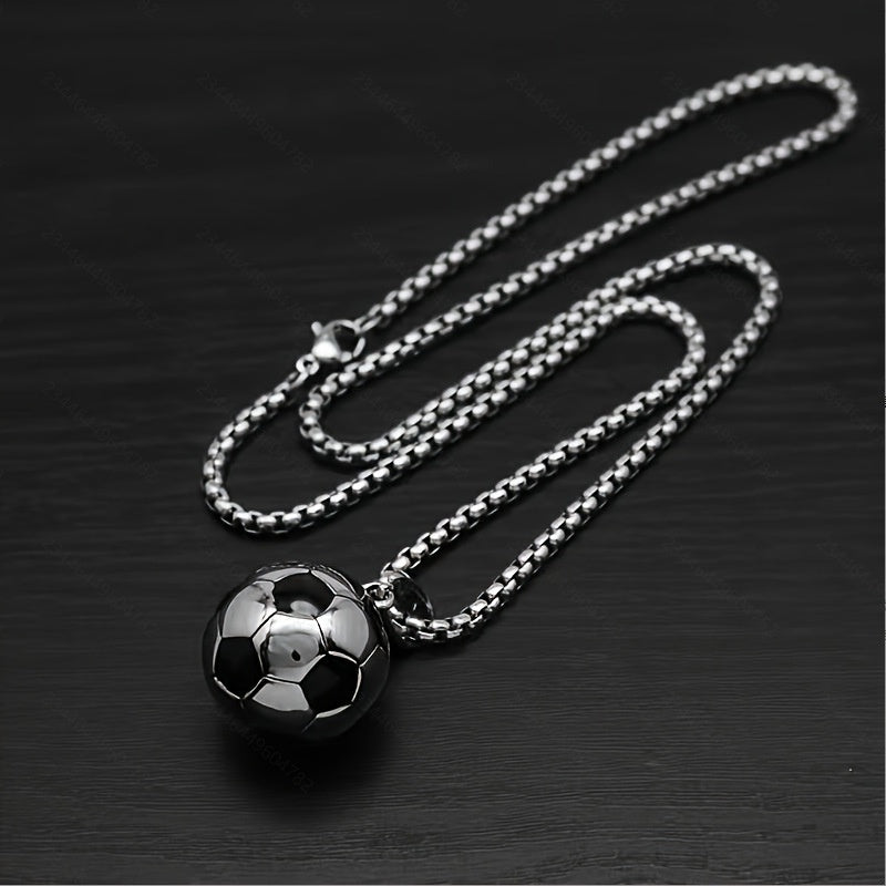 Soccer Ball Pendant Necklace