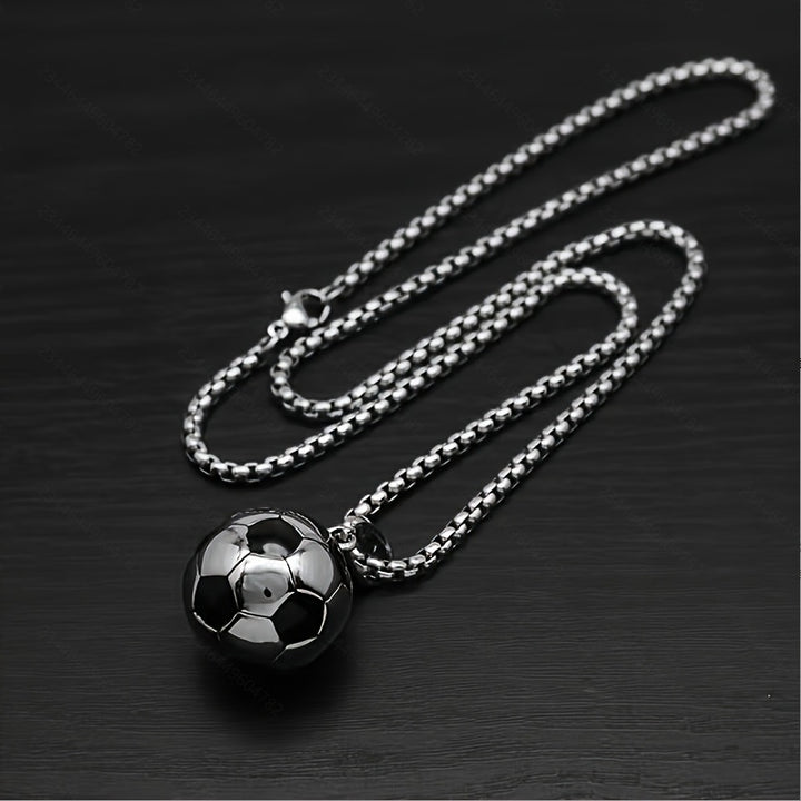 Soccer Ball Pendant Necklace