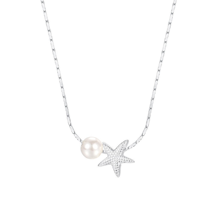 Starfish Pearl Necklace for Everyday