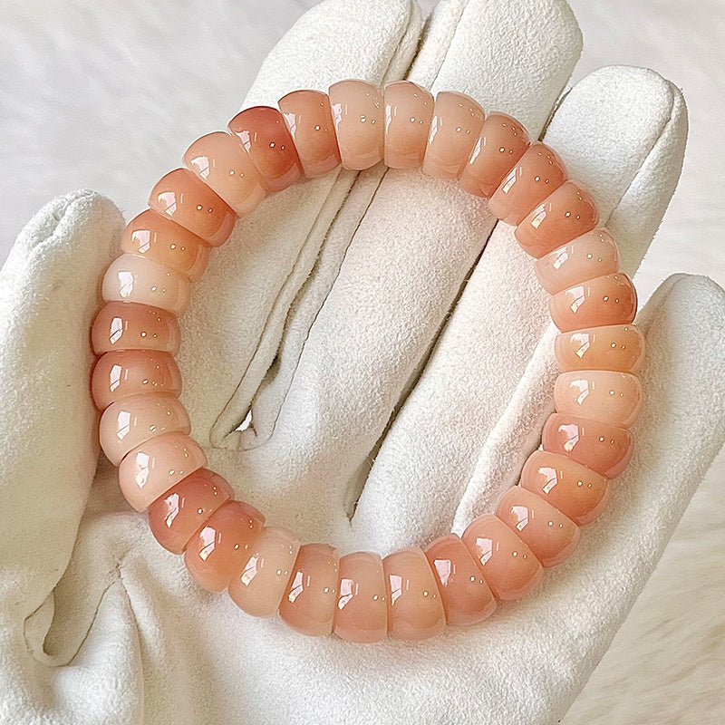 Natural Stone Bead Bracelet Calming Style