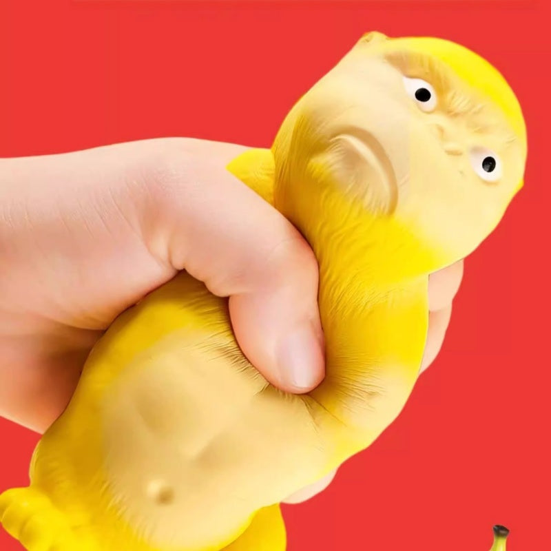 Yellow Boss Gorilla Stress Toy
